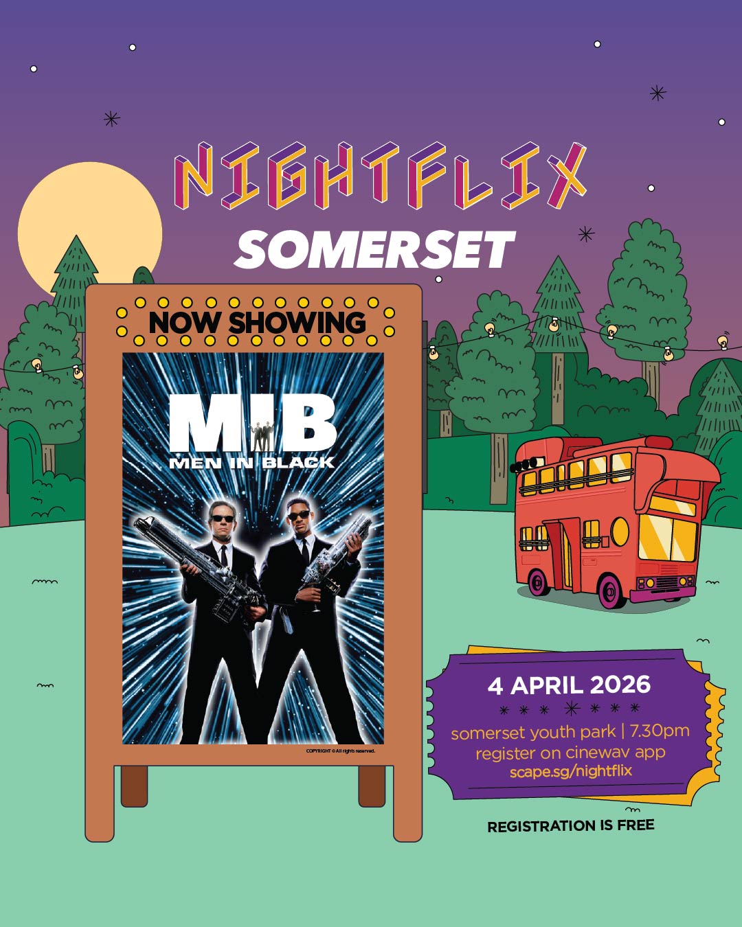 Nightflix Somerset – Men In Black