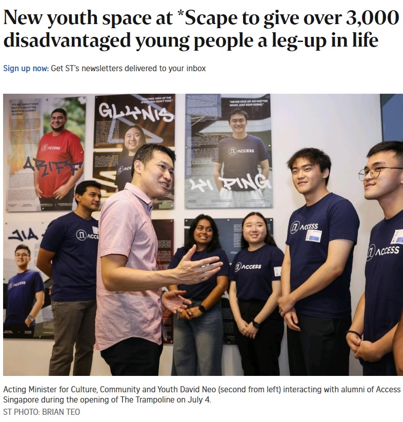 New youth space at *Scape to give over 3,000 disadvantaged young people a leg-up in life