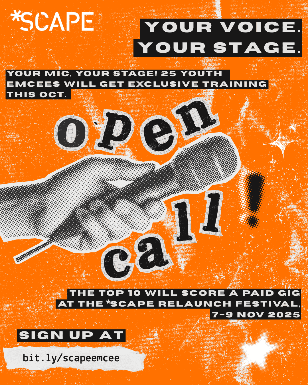 Open Call for Youth Emcees: Take the Mic and Own the Stage!