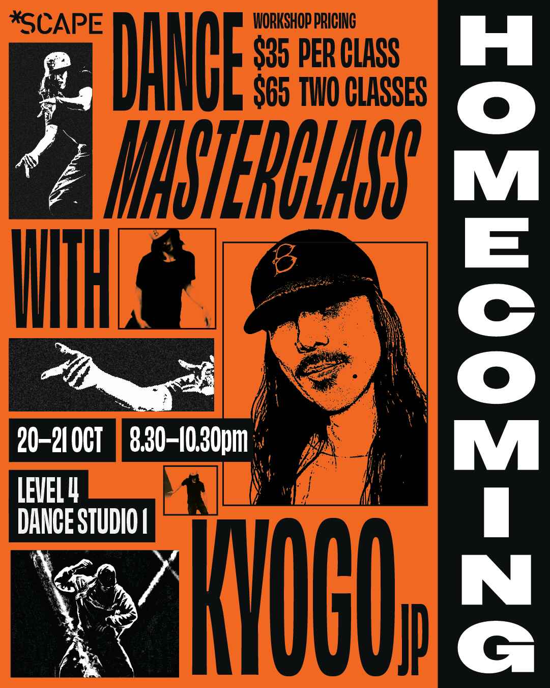 HOMECOMING Vol 2: Masterclasses & Intensives by Kyogo (Japan)