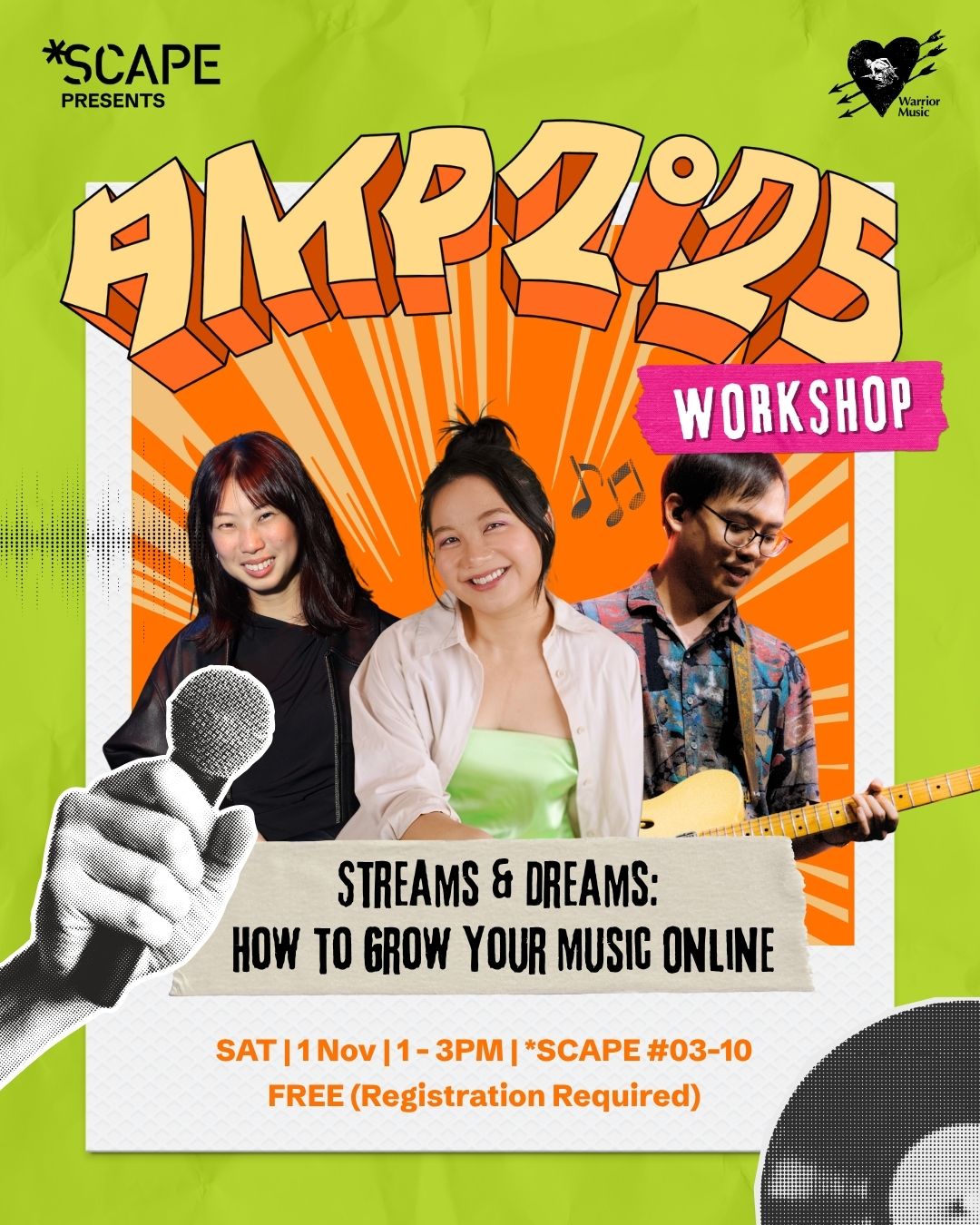 AMP 2025 Workshop – Streams & Dreams: How to Grow Your Music Online