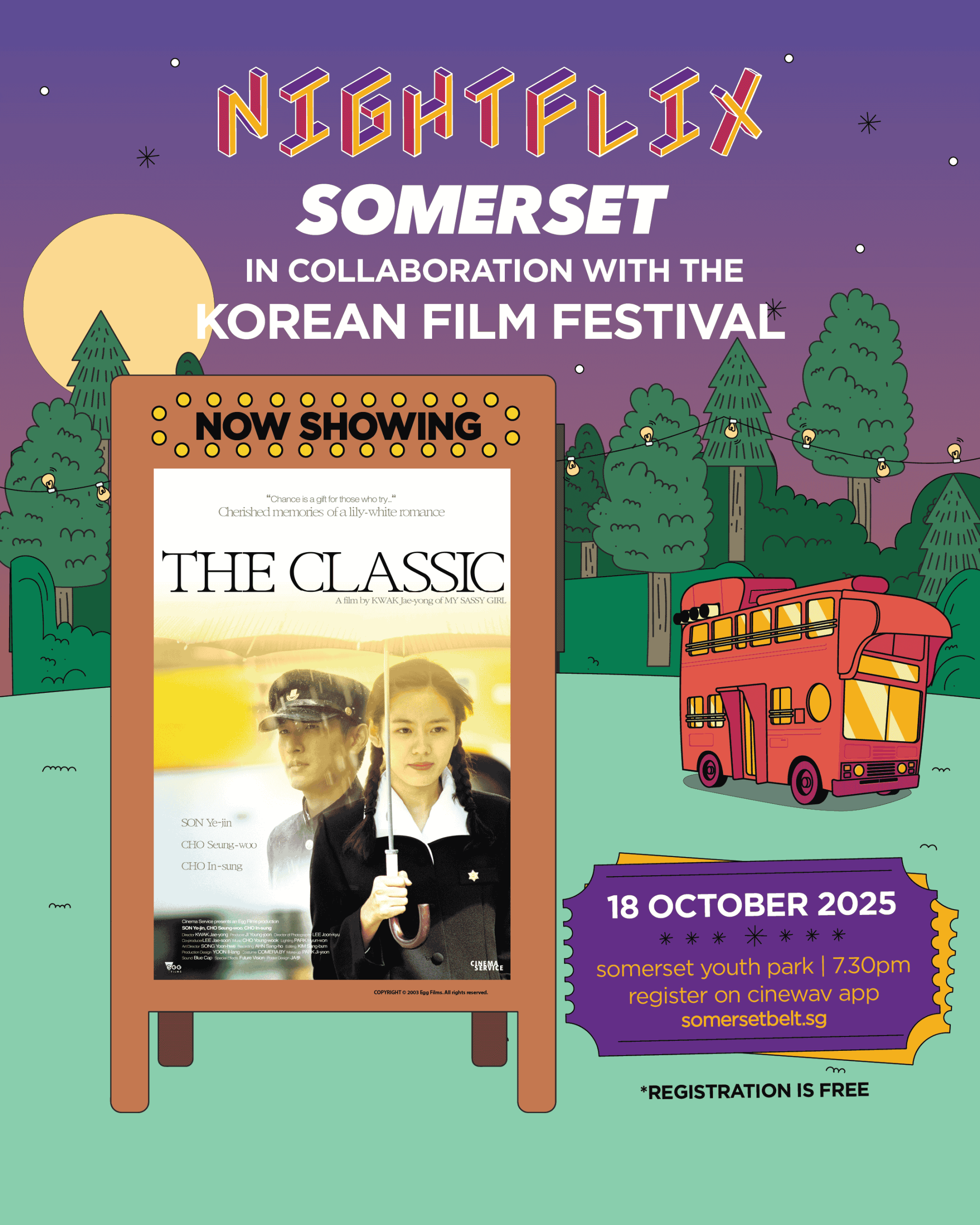 Nightflix Somerset in Collaboration with the Korean Film Festival