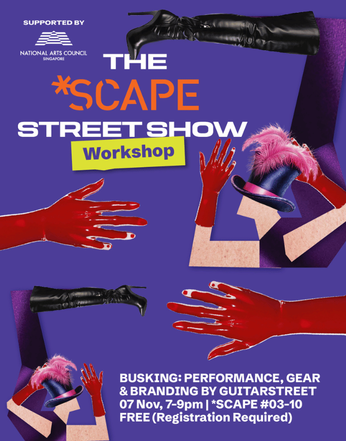 The *SCAPE Street Show: Busking 101 Workshop (by Guitarstreet)