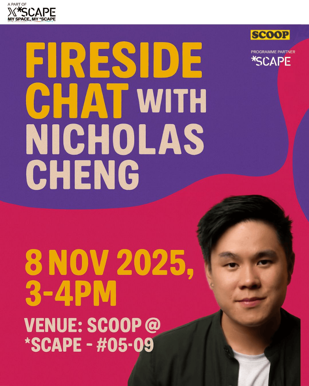 [X *SCAPE] Conversation with Youth Entrepreneur Nicholas Cheng