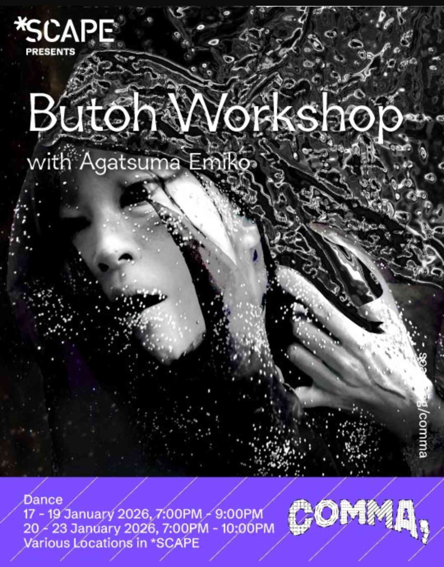 [COMMA] Butoh Workshop with Agatsuma Emiko