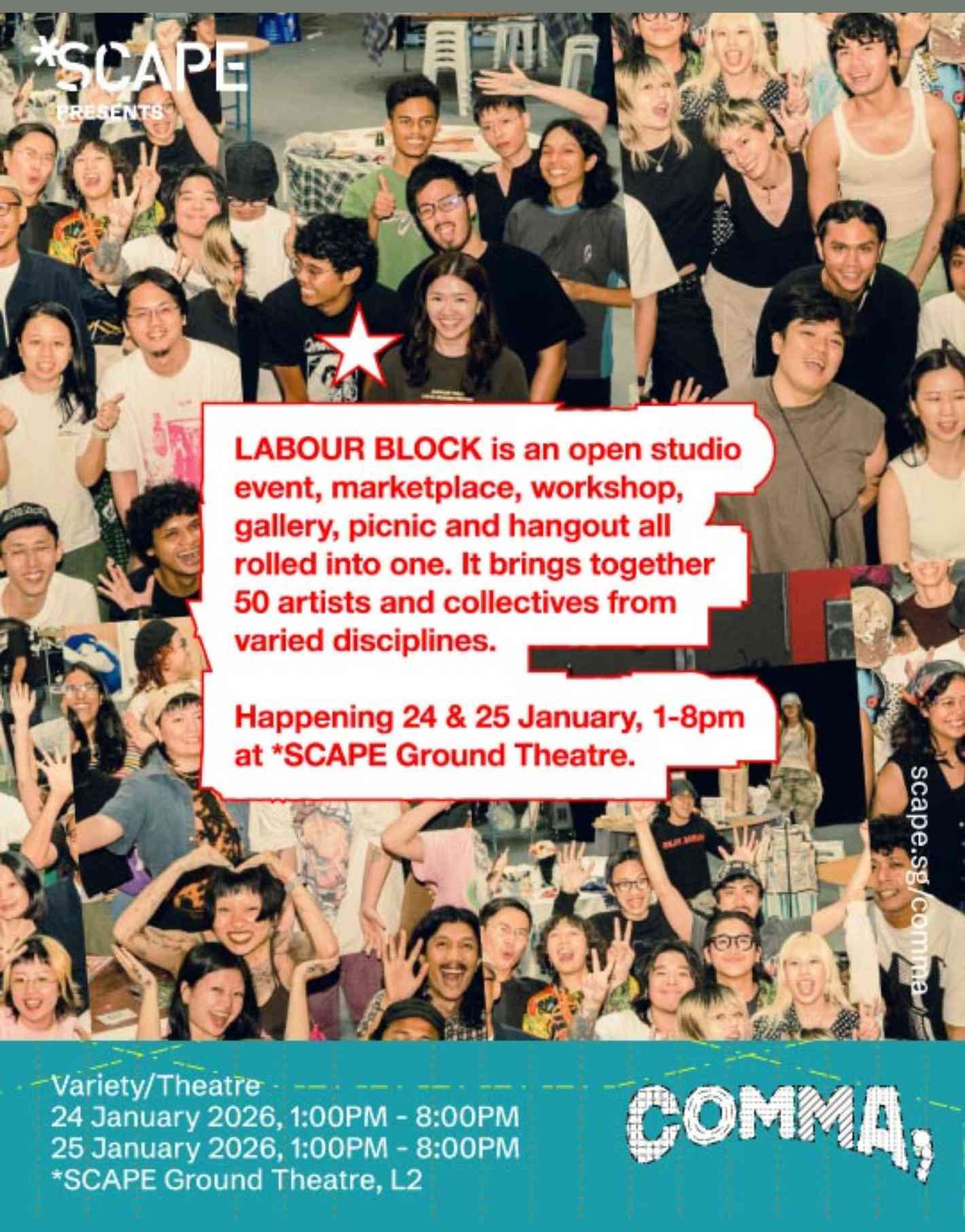 [COMMA] Labour Block