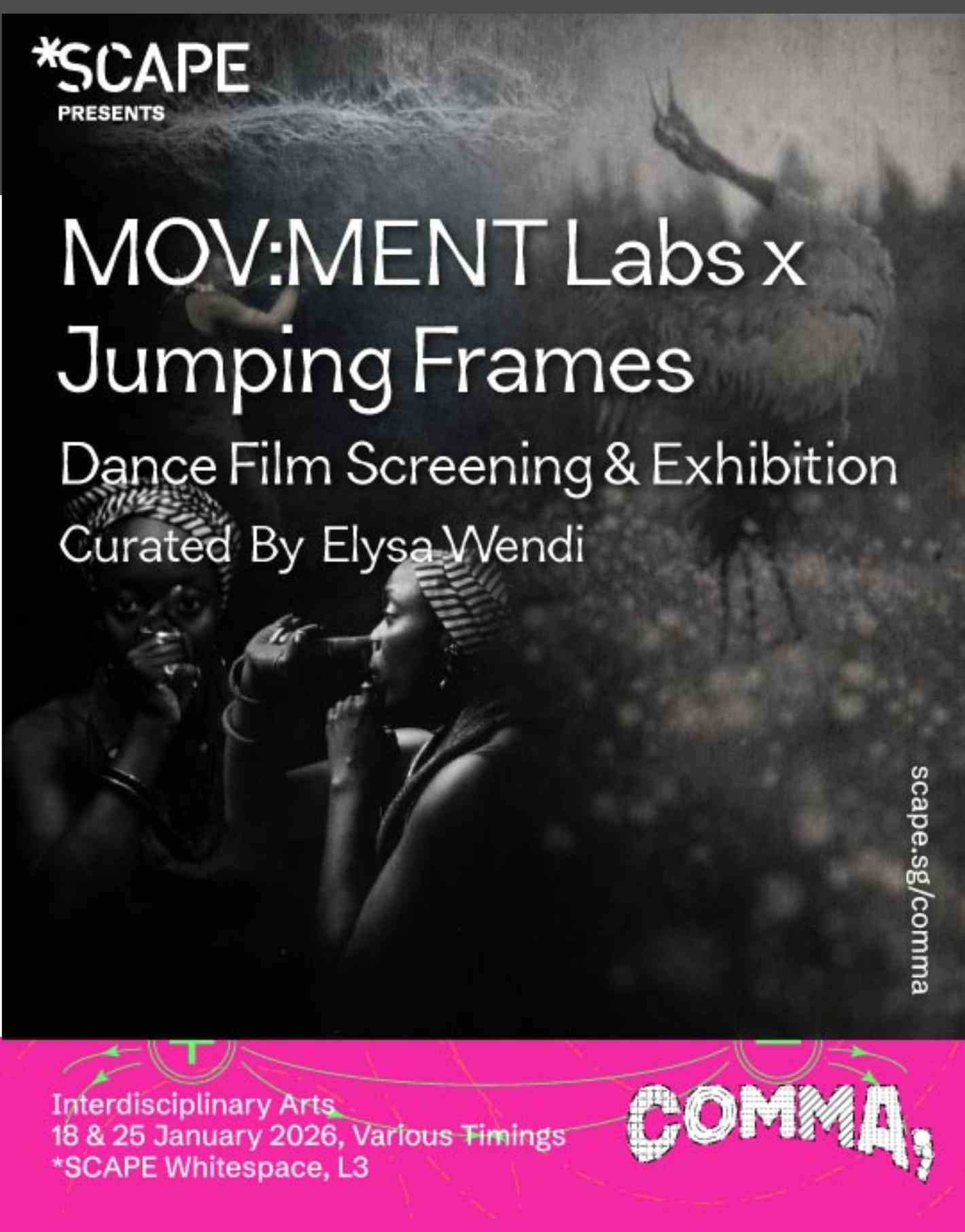 [COMMA] MOV:MENT Lab x Jumping Frames: Dance Film Exhibition