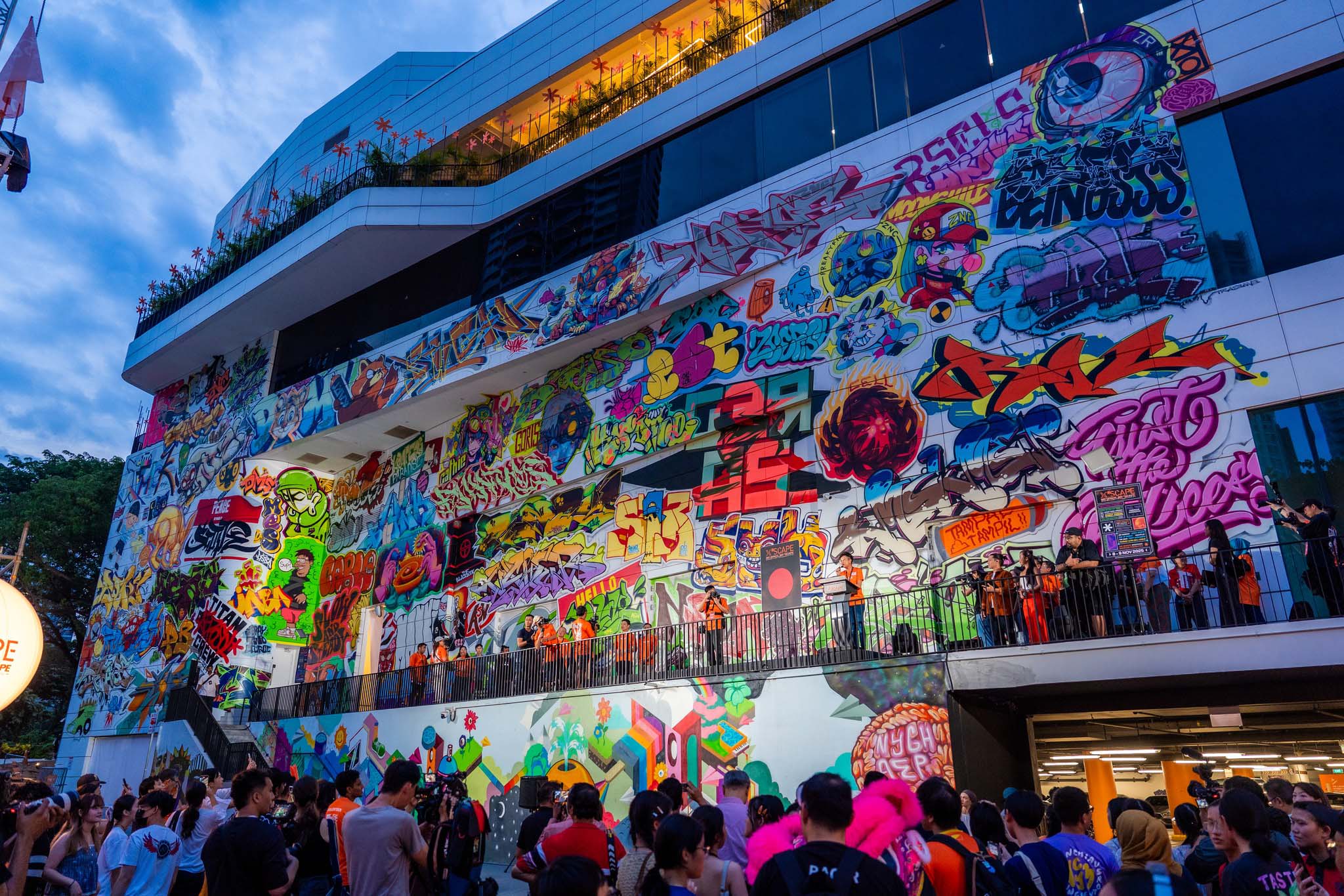 *SCAPE Reveals Its SG60 Themed Mural Tampal/Tampil at  X *SCAPE