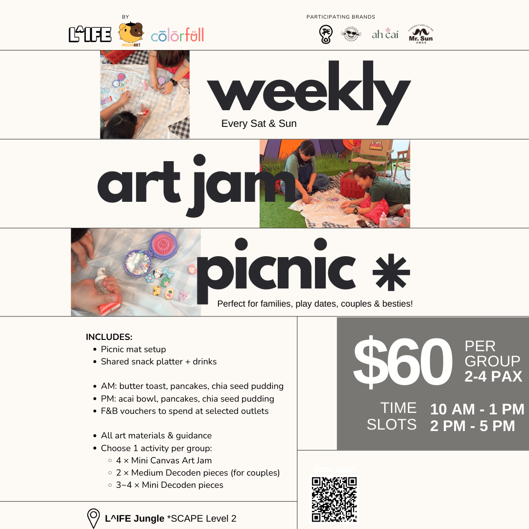 Weekly Art Jam Picnic led by MochiArt and Colorfull