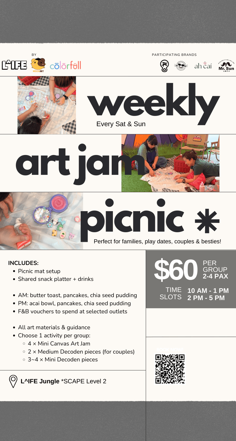 Weekly Art Jam Picnic led by MochiArt and Colorfull