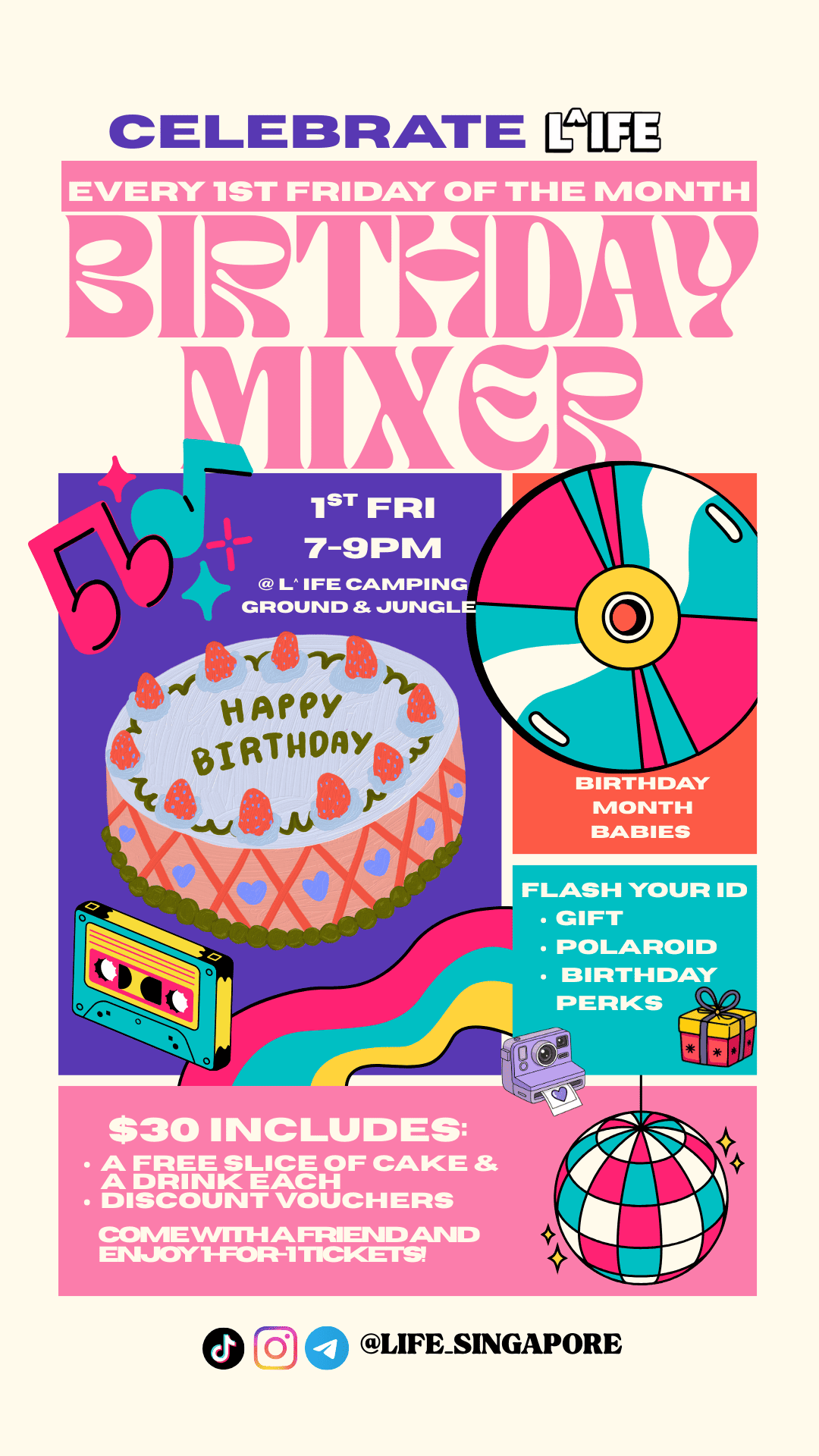 L^IFE Birthday Mixer