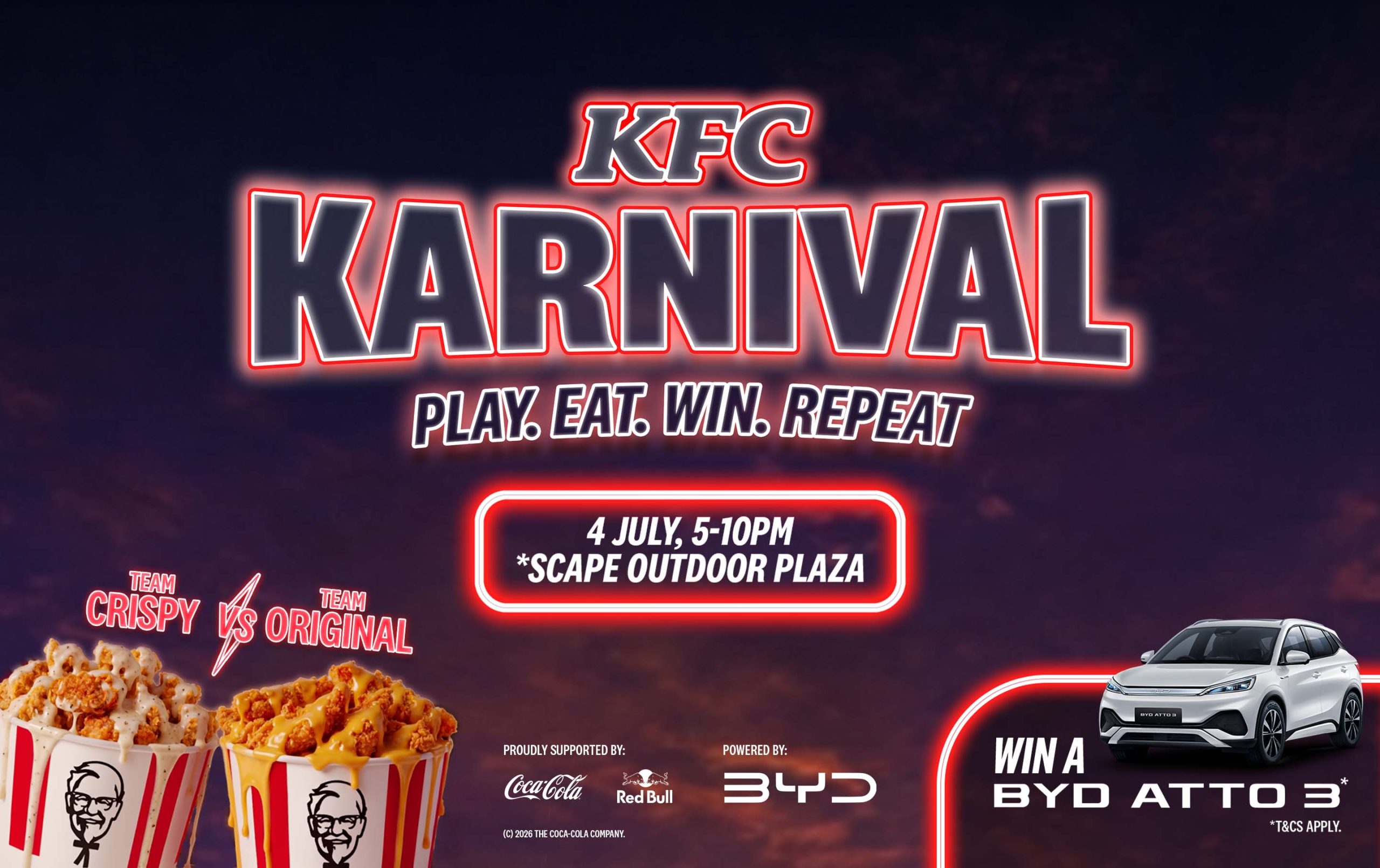 Wildcard Members: 10% off KFC Karnival Tickets