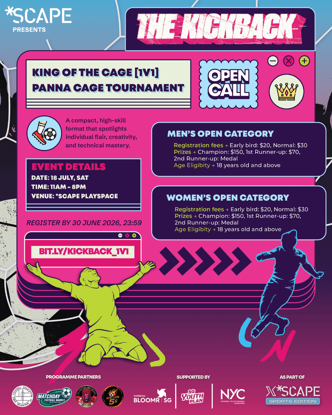 The Kickback – King of The Cage (1V1)