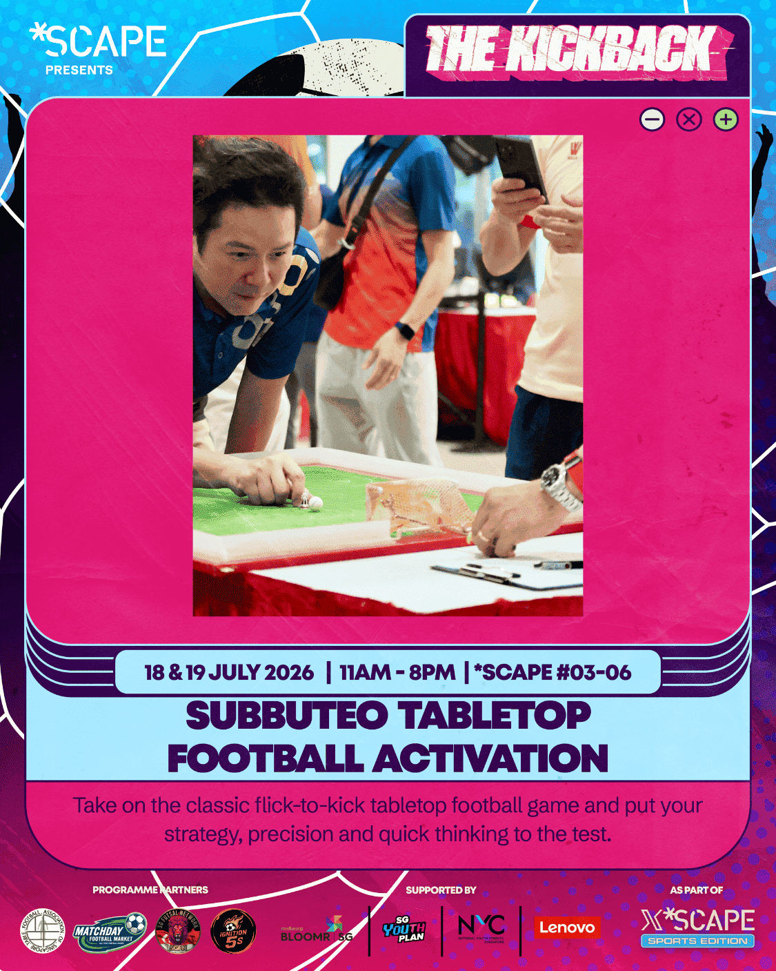 [The Kickback] Subbuteo Tabletop Football