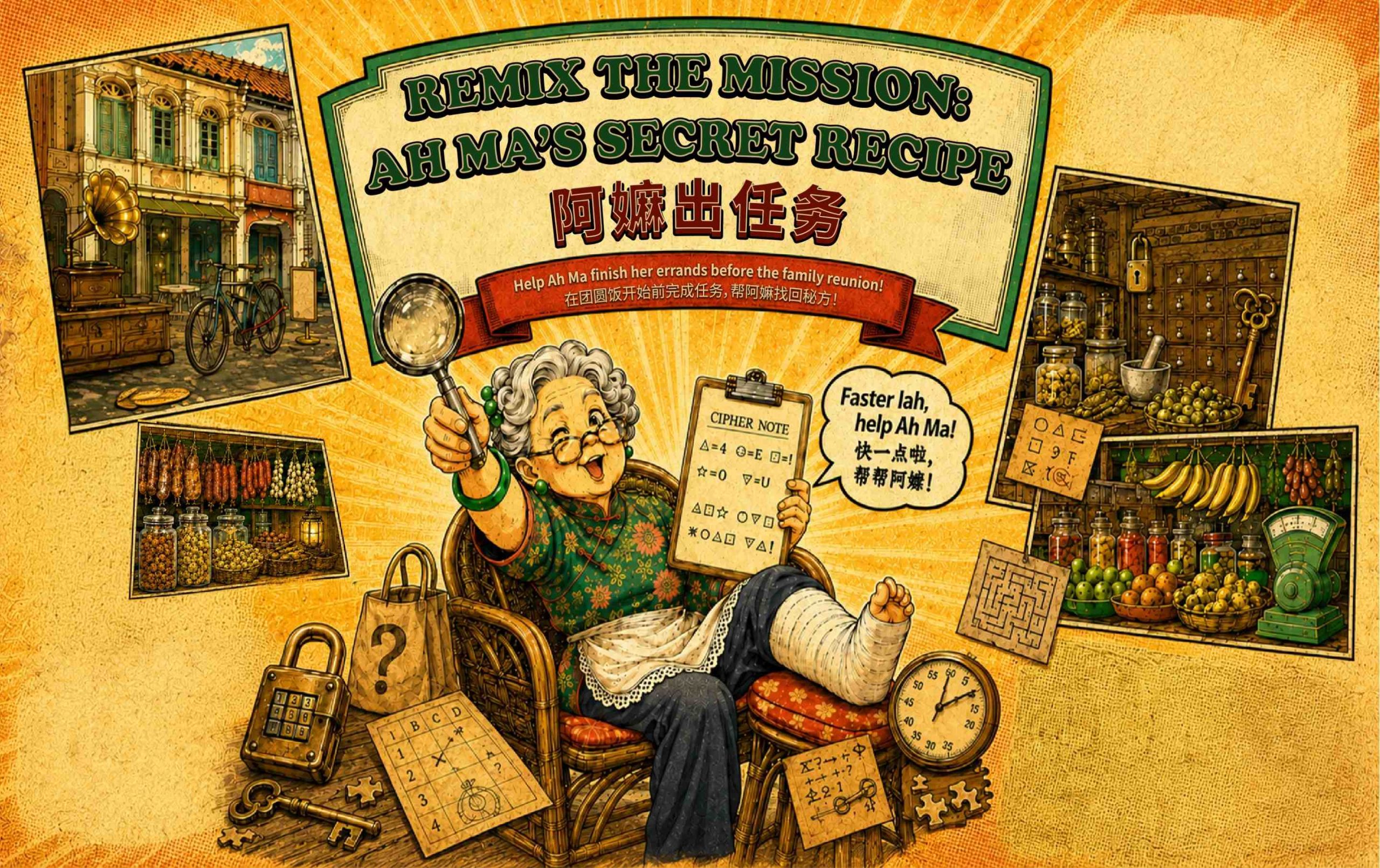 Wildcard Members: 20% off REMIX The Mission: Ah Ma’s Secret Recipe Tickets