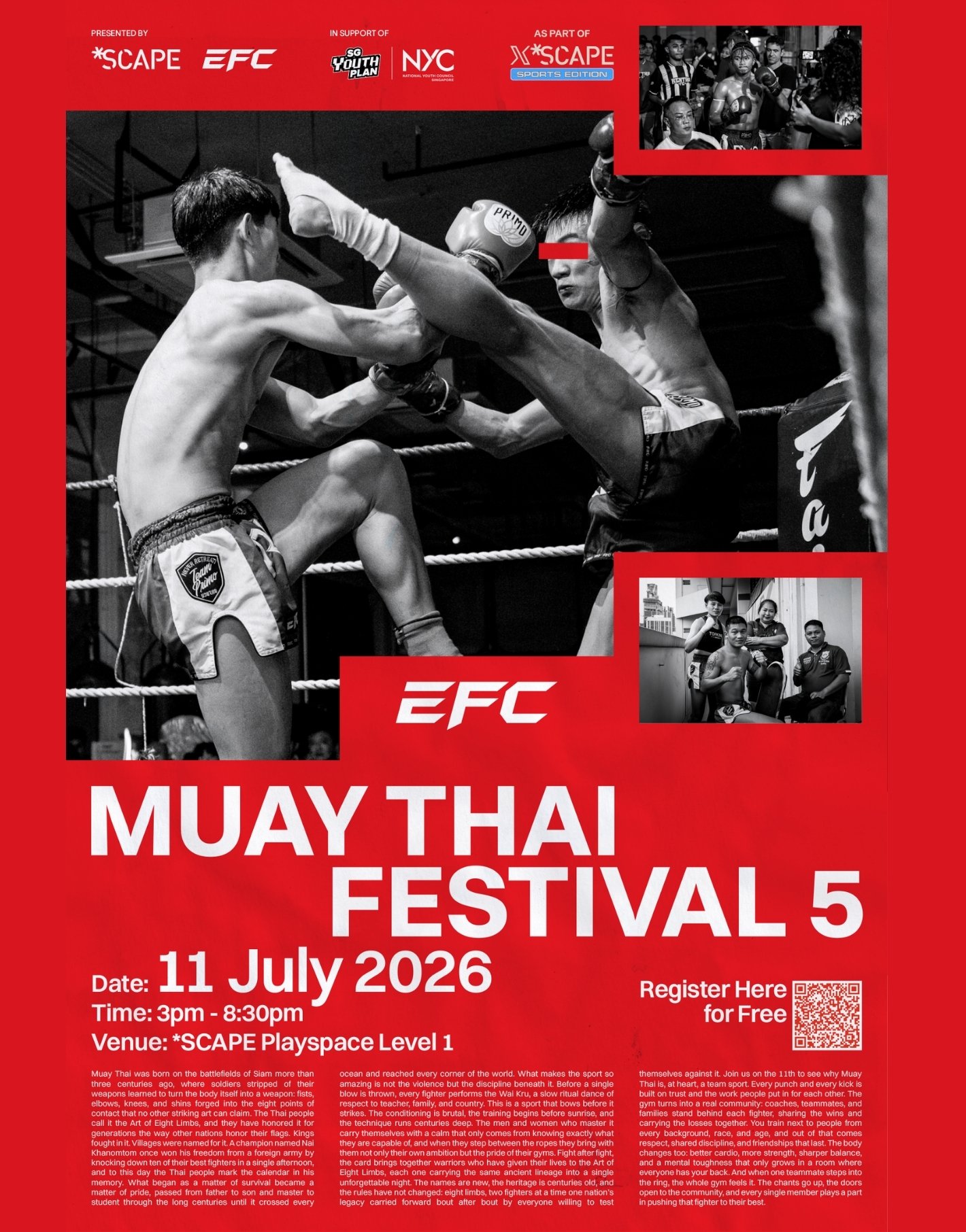 [X *SCAPE: Sports Edition] Muay Thai Festival 5