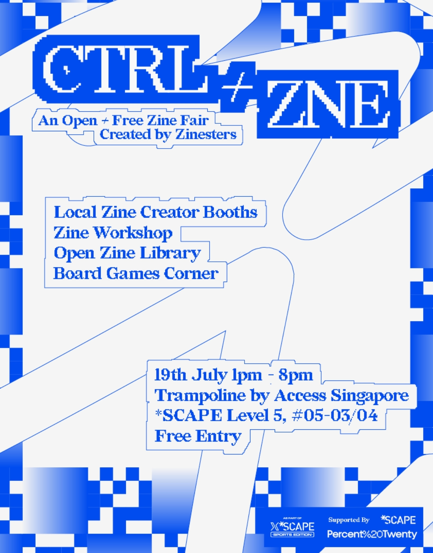 [X *SCAPE: Sports Edition] Ctrl+ZNE Zine Fair