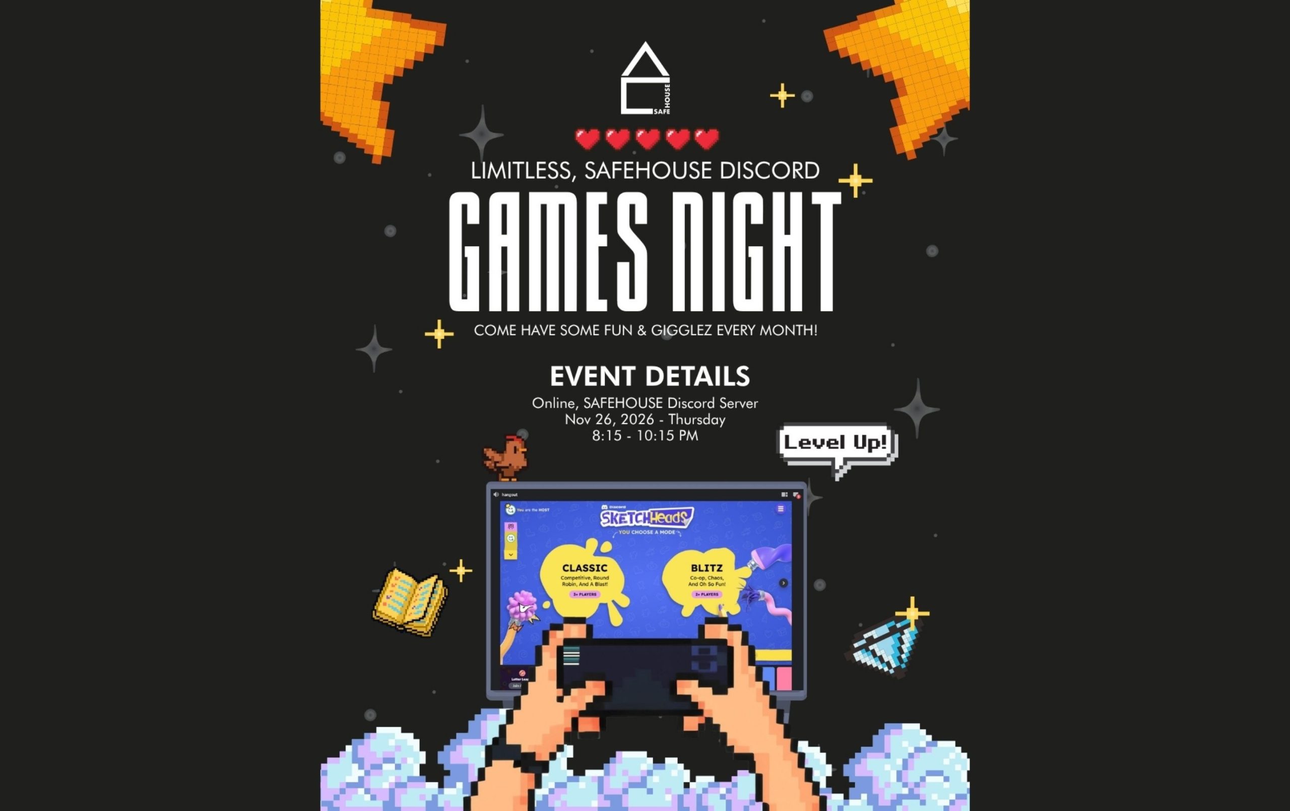 SAFEHOUSE Games Night