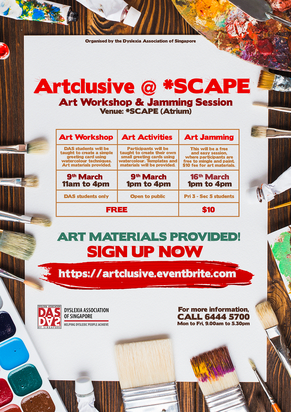 Scape Art Workshop Poster