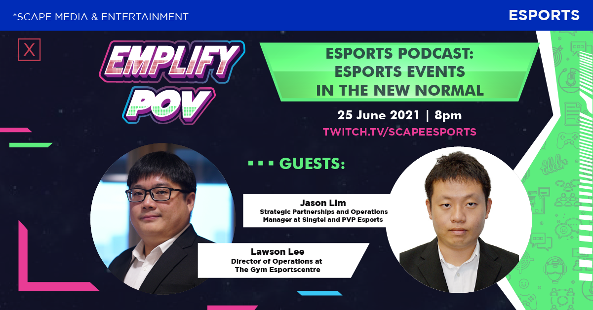 esports podcast with singtel and the gym esportscentre