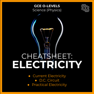 Spotlight Gce O Levels Cheatsheet Electricity