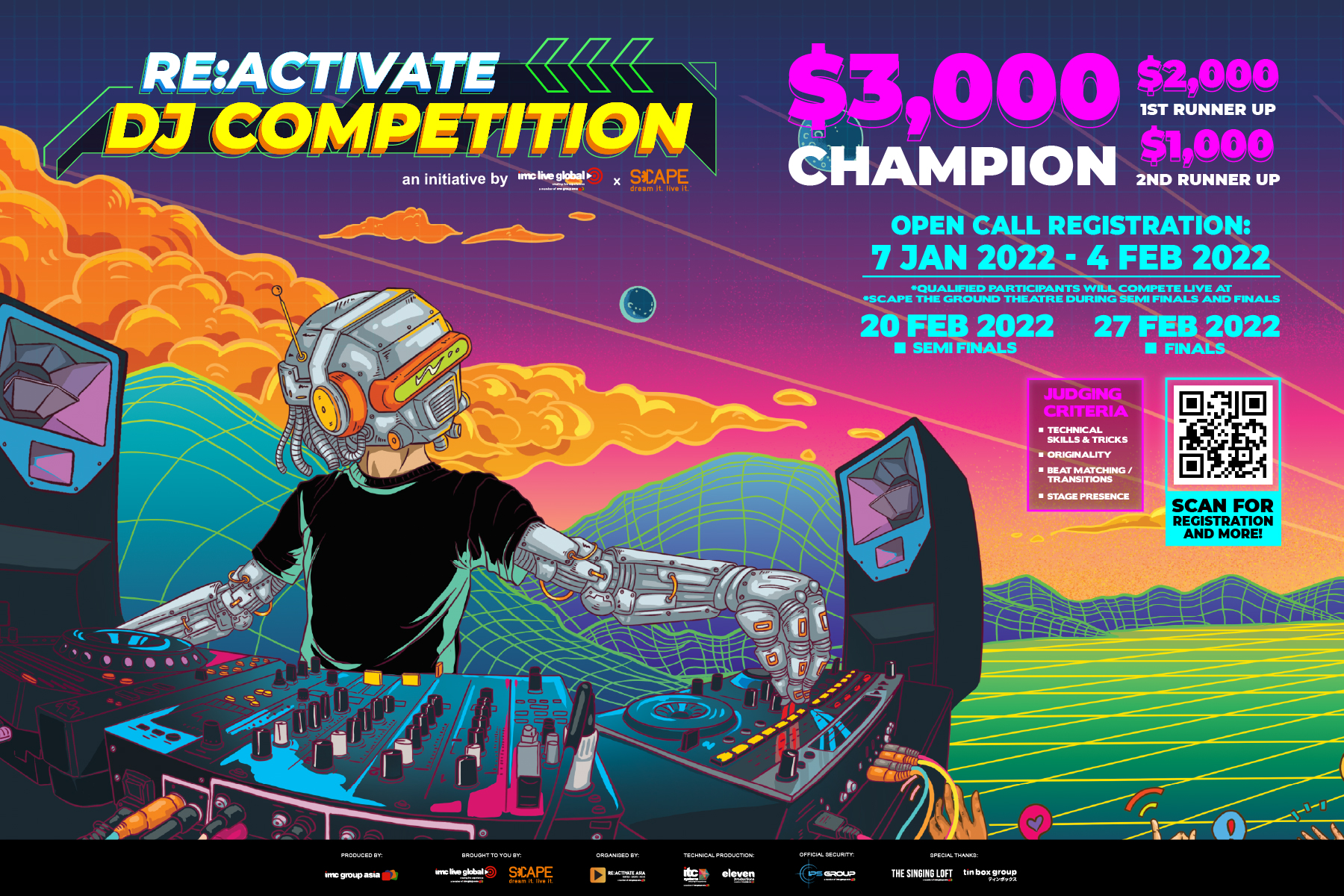 ReActivate Asia DJ Competition *SCAPE Singapore Dream It. Live It